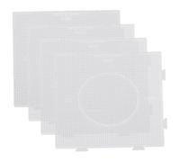 Square Pegboard, Transparent Square Pegboards 4PCS 2.6mm Big Beads Boards Material Template Beads Pegboard