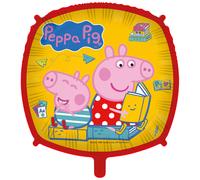Square Peppa Pig Foil Balloon 18"