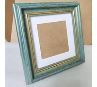 Square Picture Frame 6x6 Blue Square Photo Frame Desktop Display Mount on the wall. Front opening 5.8x5.8. Plastic Panel (not Glass), Plastic Packaging (not Carton).Tips, Peel Off The Panel's Film.