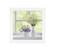 Square Picture Frames 12x12 cm, White Small Photo Frames for Wall Decor and Tabletop Display, Premium Square Frame for Home and Office Decor, Perfect for Gifting