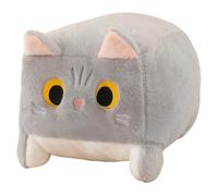 Square Pillow Plush Toy Black Cushion Fluffy Soft Stuffed Decor Animal Gift Doll For Kids mini stuffed pillow cuddle cute cuddle For gift hugging hugging mini gift mini relief decor hugging to