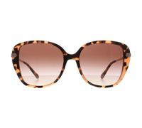 Square Pink Tortoise Brown Pink Gradient MK2185BU Michael Kors Brown One Size