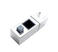 Square Pipe Shower Head Holder Bathroom Slide Bar Shelf Riser Rail Bracket Sprayer Fixed Base Bathroom Hardware Accessories ( Color : -F )