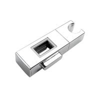 Square Pipe Shower Head Holder Bathroom Slide Bar Shelf Riser Rail Bracket Sprayer Fixed Base Bathroom Hardware Accessories ( Color : -C )