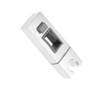 Square Pipe Shower Head Holder Functional Head Bracket Portable Stand for Family and Commercial Bathrooms Button Press Holder