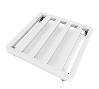 Square Plant Caddy with Wheels - Heavy-Duty Rolling Plant Stand for Outdoor Use Metal Plant Roller Base with Brake Wheels - Ideal for Potted Plants and Gardening