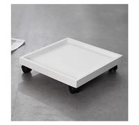Square Plant Stand Caddy Plant Saucer Tray with Wheels,Rolling Stand Pot Trolley,Flower Pot Rack On Rollers Trolley for Indoor Patio Outdoor Garden