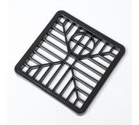 Square Plastic Drain Cover (6'' X 6'') | Gully Grate Cover for Drains | Outdoor Drain Tidy Cover to Stop Leaves | Outside Square Grid Gutter Covers (1)