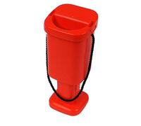 Square Plastic Handheld Charity Collection Box - Red