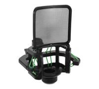 Square Plastic Microphone Shock Mount Holder for 23.5-24.5mm | High Isolation, Universal Fit for Handheld and Dynamic Types, Stable Support for Studio and Live Stage Use
