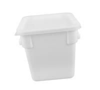 Square Plastic Storage Container 8l with Lid and Handle for Beverage