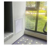 Square Plastic Vent Systems Access Panel 10x10 15x15 20x20 30x30 50x50 70x70 CM, Drywall Access Door Flush Mount with Removable Mesh, Inspection Wall Hatch/ Louvered Grille Cover(11x11in/28x28cm)