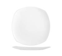 Square Plate In Bone China, 29X29 Cm, White H&H
