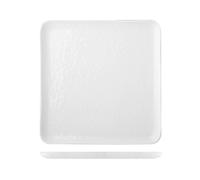 Square Plate In Porcelain, 26X26 Cm, White H&H