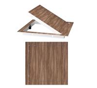 Square Plumbing Access PanelPushLock Ceiling Wall Hatch for Bathroom Kitchen Attic CabinetAvailable in 6 to 24 inchesWood Grain Finish (11x11in/28x28CM)