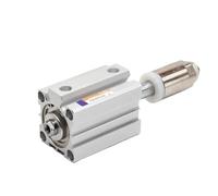 Square Pneumatic Cylinder Adjustable SDAJ25-20-20 SDAJ32-30-20 SDAJ32-40-20 with/Without Magnetism 1Pcs(SDAJ32X30-30,NO Magnet)