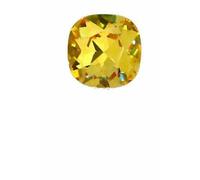 Square Pointback Glue On Gems Strass Rhinestones K9 Glass Nail Art Diamond for Clothes Sandals Stones and Crystals Applique -Light Topaz-18mm-5pcs
