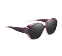 Square Polarized Fit-Over Sunglasses with UV400 Protection. Lightweight Shades for Over Prescription Glasses, Ideal for Driving, Fishing & Running