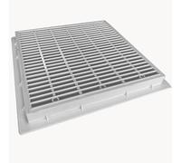 Square Pool Drain Grate Cover - ABS Plastic, Anti-Slip Design, Efficient Draina Solut for Swimming Pools & Gardens, Heavy-Du Water Flow ment
