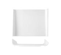 Square Porcelain Plate, 25x25 cm, White H&H
