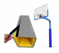 Square Post Cushioned Cover for Indoor & Outdoor Use, Protective Sleeve for Posts and Poles, Weather-Resistant, Ideal for Gardens & Patios