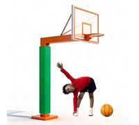 Square Post Padding Wrap Around, UV Resistant Basketball Hoop Cover Protector for Player Safety, Outdoor Indoor Basement Post Cushion