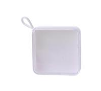 Square Powder Puffs Holder Cases Clear Makeup Protective Container Portable Beauty Blender Holder Reusable Dust-Proof Pocket Cosmetic Puff Box for Travel