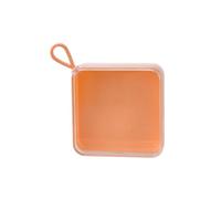 Square Powder Puffs Holder Cases Clear Makeup Protective Container Portable Beauty Blender Holder Reusable Dust-Proof Pocket Cosmetic Puff Box for Travel