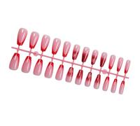 Square Press On Nails Sequins Fake Nails Stick On Nails In 12 Sizes 24Pcs French Nails Tips For DIYS Nails Art Decoration