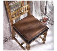 Square PU Leather Seat Cushion 4 Packs Waterproof Memory Foam Chair Cushion Anti-Slip Seat Pad for Bar/Window/Dining Chairs