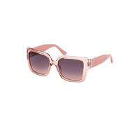 Square Quattro G Plastic Sunglasses, female, Guess, Sunglasses, Pink, 53 MM, Accessories 53 MM