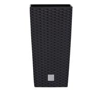 Square Rattan Elegant Tall Large Plant Pot Flower Indoor Outdoor Garden Planters