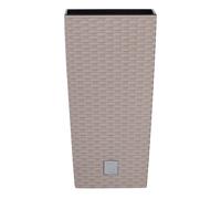 Square Rattan Elegant Tall Large Plant Pot Flower Indoor Outdoor Garden Planters