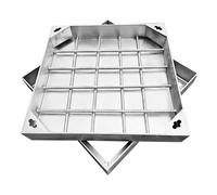 Square Recessed Manhole Cover and Frame, Invisible Design Sewer Inspection Chamber Cover for Block Paving and Outdoor Use