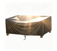 Square/Rectangular Outdoor Furniture Cover,230x100x75cm 420D Oxford Cloth, UV Resistant, Tear Resistant, Waterproof, Large Size, Black