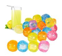 Square Reusable Ice Cubes Ideal for Keeping Your Drink Ice Cool.