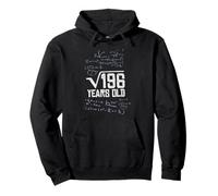 Square root 196 years old 14th Birthday Fun Math Meme Pullover Hoodie