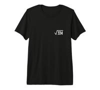 Square Root 324 Math Number Algebra Math Teacher Student Premium T-Shirt