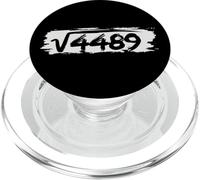 Square Root 4489 Math Teacher Six Seven 6 7 PopSockets PopGrip for MagSafe