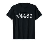 Square Root 4489 Math Teacher Six Seven 6 7 T-Shirt