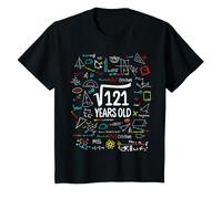Square Root of 121 11th Birthday 11 Years Old Math Bday Gift T-Shirt