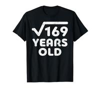 Square Root Of 169 T-Shirt Cool 13th Birthday Gift