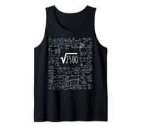 Square Root Of 2500 Birthday Design 50 Years Math Nerd Geek Tank Top