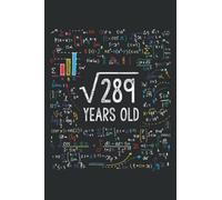 Square Root of 289 17Th Birthday 17 Year Old Gifts Math Bday Graphic Meme: DOG JOURNAL - 6" x 9", 110 Pages: Lined Journal & Diary for Writing & Notes ... Women, Memo Diary Subject Notebooks Planner.
