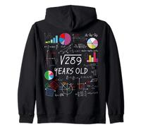 Square Root Of 289 17th Birthday 17 Year Old Math Nerd Zip Hoodie