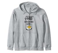 Square Root of 4489 Deviled Eggs Later Thanksgiving 67 Funny Zip Hoodie