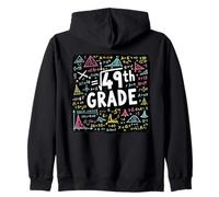 Square Root Of 49th Grade Math Lover Funny Back To School Zip Hoodie