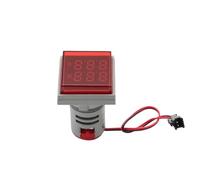 Square/Round 22mm Led digital Timer Meter 0-60 minute/0-999hour AC 220V-380V Signal Light Indicator Panel mounting(Square-Red)
