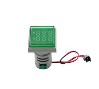 Square/Round 22mm Led digital Timer Meter 0-60 minute/0-999hour AC 220V-380V Signal Light Indicator Panel mounting(Square-Green)