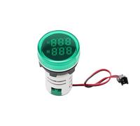 Square/Round 22mm Led digital Timer Meter 0-60 minute/0-999hour AC 220V-380V Signal Light Indicator Panel mounting(Round-Green)